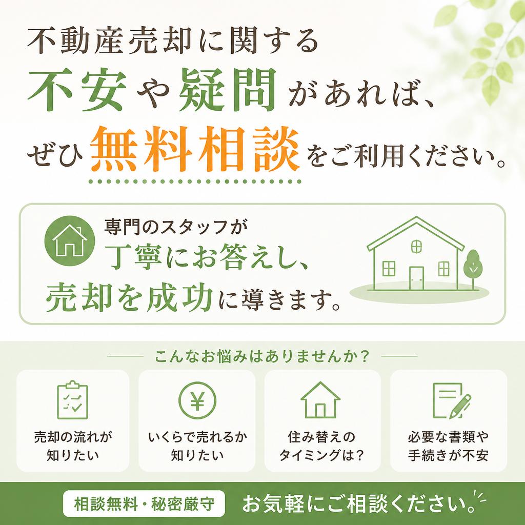 まずは無料相談へ！