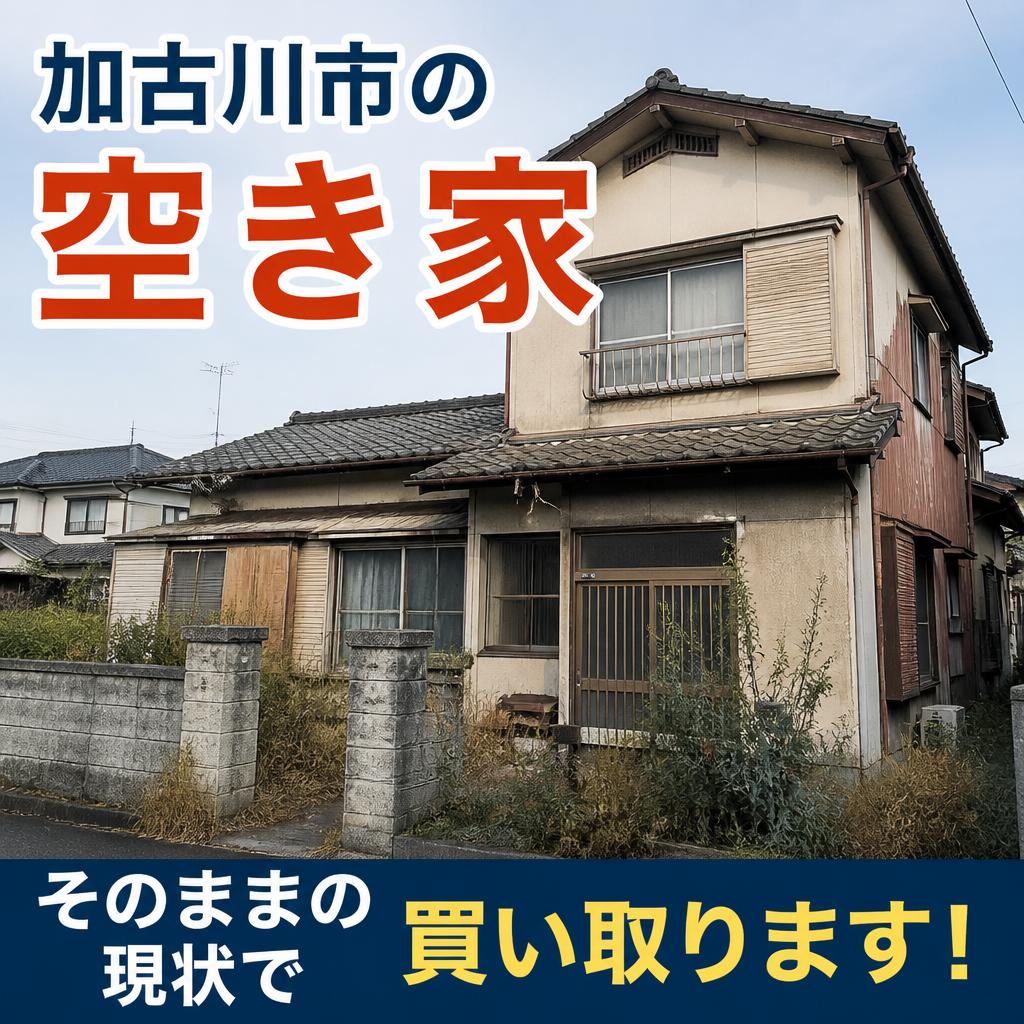 加古川市の空き家、そのままの現状で買い取ります！