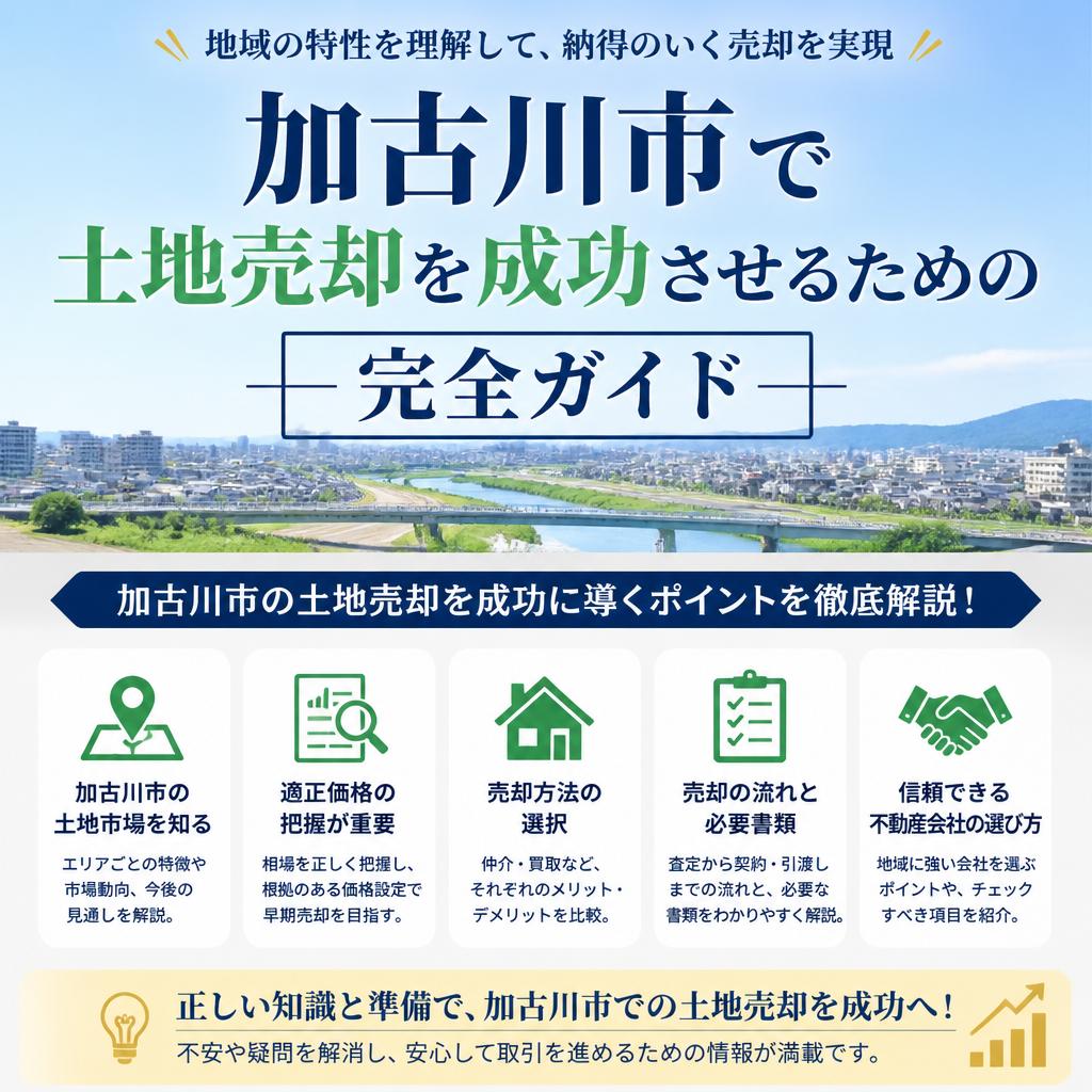 加古川市で土地売却を成功させるための完全ガイド